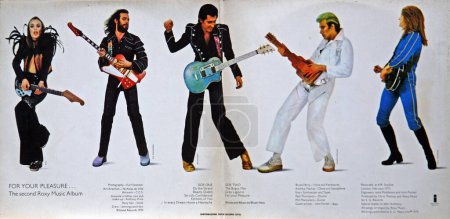 Photo for Roxy Music album:For Your Pleasure,internal - Royalty Free Image