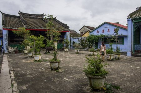 Photo for In the yard ancient pagoda in Hoi An old town, Vietnam - Royalty Free Image