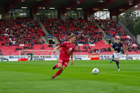 Photo for Football game of SK Brann - Viking FK, Jun 21, 2020 - Royalty Free Image