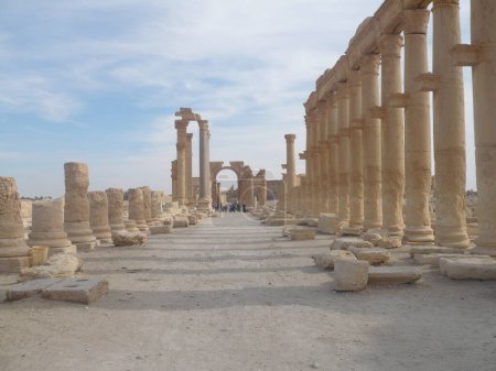 Photo for The Great Colonnade of Palmyra - Royalty Free Image