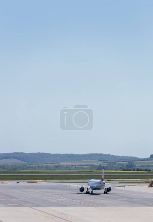 Photo for Plane on the runway in the airport - Royalty Free Image