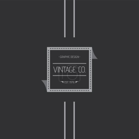 Photo for Illustration of a vintage label theme - Royalty Free Image