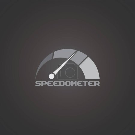 Téléchargez les photos : Illustration d'un art de compteur de vitesse - en image libre de droit