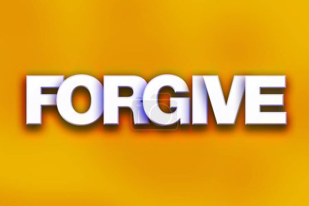 Photo for Forgive Concept Colorful Word Art - Royalty Free Image