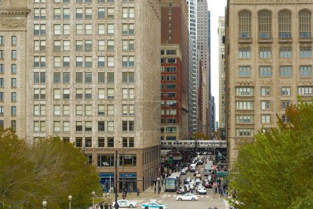 Téléchargez les photos : Rue de Chicago, urbain, voyage - en image libre de droit