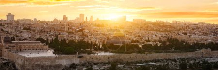 Photo for Jerusalem city by sunset - Royalty Free Image