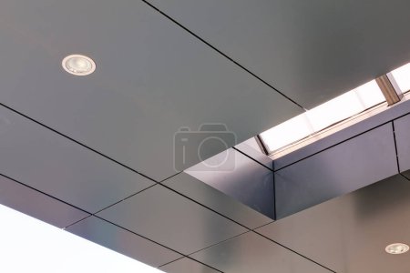 Photo for Aluminum facade, close up - Royalty Free Image