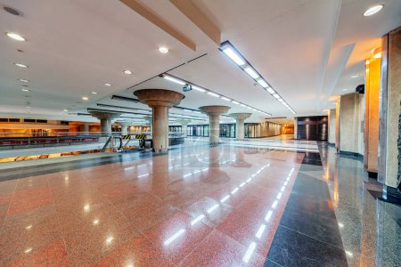 Foto de Interior de la estación de metro vista - Imagen libre de derechos