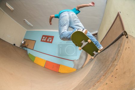 Photo for Skateboarder performing a trick - Royalty Free Image