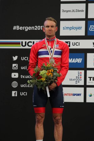 Photo for Alexander Kristoff on cycling championship event - Royalty Free Image