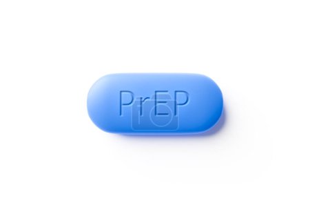 Photo for Typical PrEP Pill, colorful illustration - Royalty Free Image