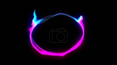 Photo for Abstract ring background. Colorful element - Royalty Free Image