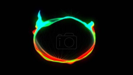 Foto de Fondo de anillo abstracto. Elemento colorido - Imagen libre de derechos