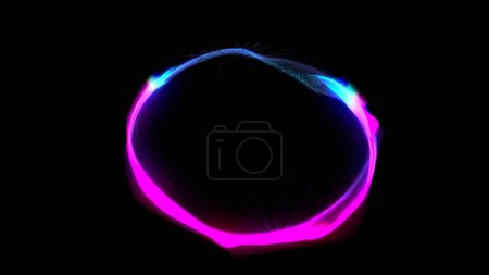 Photo for Abstract ring background. Colorful element - Royalty Free Image