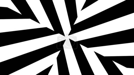 Photo for "Abstract Black and White stripes. 3d rendering" - Royalty Free Image