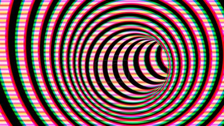 Foto de Espiral hipnótica en blanco y negro - Imagen libre de derechos