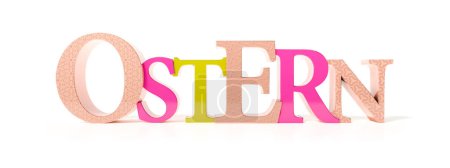 Photo for The word easter in german language - Royalty Free Image
