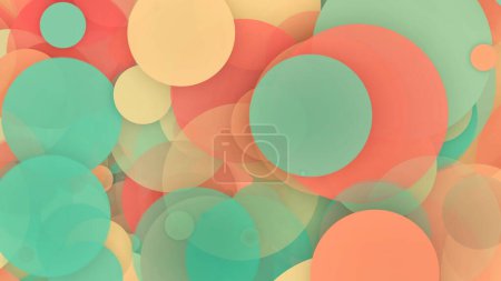Foto de Abstract seamless pattern.  colorful circles background - Imagen libre de derechos