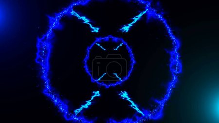 Photo for Abstract background with energy tunnel - Royalty Free Image