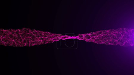 Téléchargez les photos : Surface ondulée de particules brillantes avec éclat scintillant - en image libre de droit