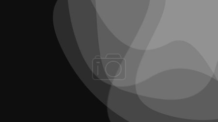 Photo for Abstract grey circles shapes background - Royalty Free Image