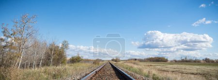 Photo for Railway track to factory - Royalty Free Image