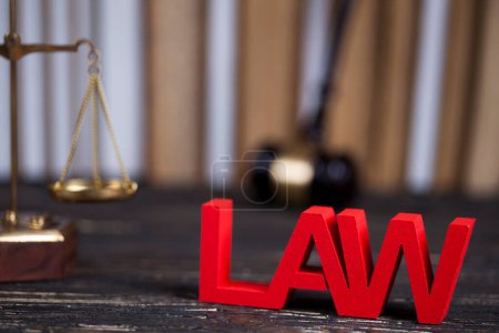 Photo for "Book, Mallet, Law, legal code of justice concept" - Royalty Free Image