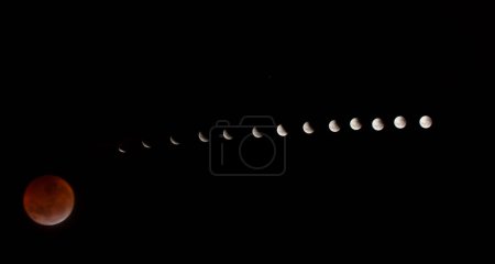 Téléchargez les photos : Bloody Moon: The total lunar eclipse of 2019 - en image libre de droit