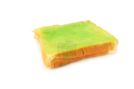 Photo for "Breakfast custard bread. With Clipping Path." - Royalty Free Image