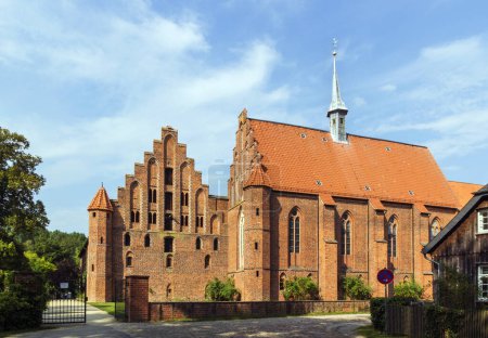 Téléchargez les photos : Abbaye de Wienhausen, Allemagne vue de fond - en image libre de droit
