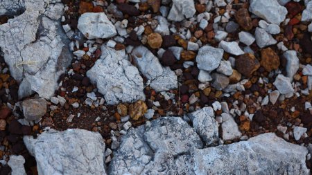Photo for Gray and brown stones path - Royalty Free Image