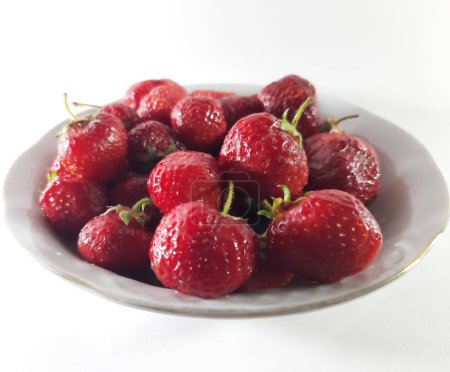 Foto de Vista de cerca de deliciosas fresas frescas - Imagen libre de derechos