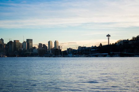 Photo for Seattle skyline view, USA - Royalty Free Image