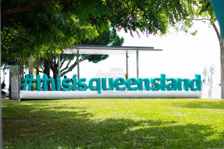 Foto de Este es el signo de Queensland - Imagen libre de derechos
