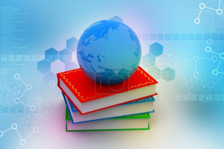 Photo for Education concept, 3d illustration - Royalty Free Image