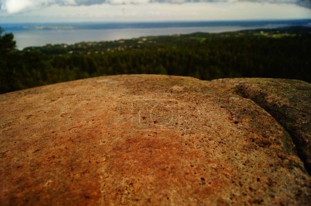 Foto de Vista desde la colina de piedra - Imagen libre de derechos