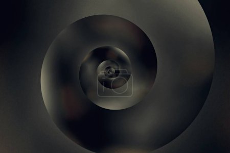 Téléchargez les photos : Image abstraite de forme spirale de type monocentrique - en image libre de droit