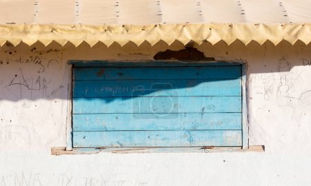 Photo for Closed window on a market on Madagascar - Royalty Free Image