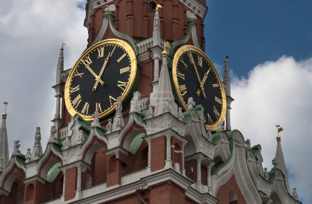 Foto de Moscú, Rusia, Vista de la Torre Spasskaya del Kremlin de Moscú - Imagen libre de derechos