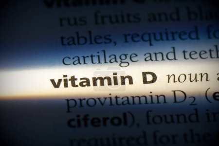 Foto de Vitamina D palabra en el diccionario - Imagen libre de derechos