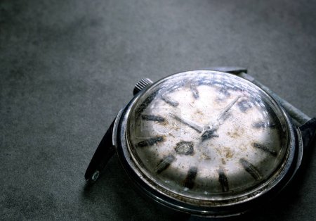 Foto de Cara de reloj viejo de cerca - Imagen libre de derechos