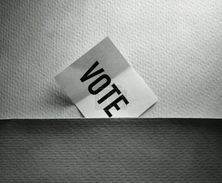 Téléchargez les photos : Une étiquette de vote close up - en image libre de droit