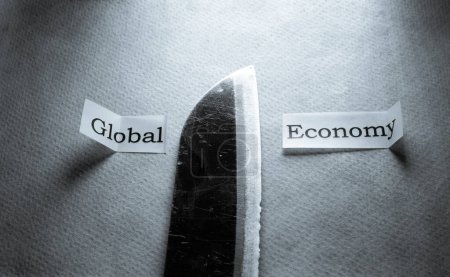 Téléchargez les photos : Économie mondiale Chute, image colorée - en image libre de droit