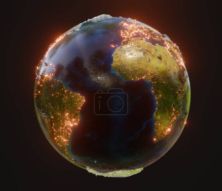 Foto de Planeta Tierra - Elementos de esta Imagen Amueblados por NASA - Imagen libre de derechos