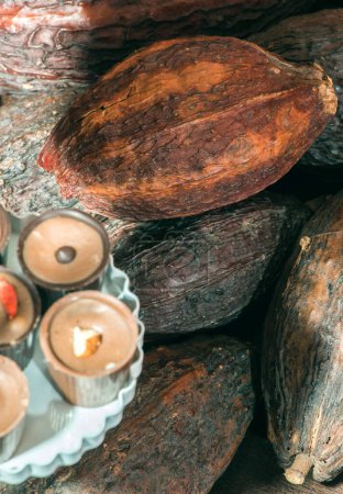 Téléchargez les photos : Cabillaud de cacao, gros plan - en image libre de droit