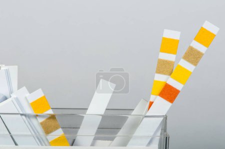Photo for Litmus strips close up - Royalty Free Image