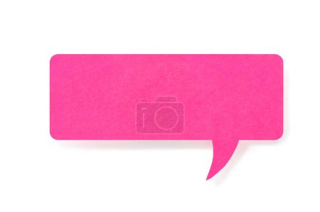 Photo for Blank speech bubble design for background - Royalty Free Image