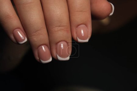 Photo for Beautiful Female Hand with freshmade manicure - Royalty Free Image