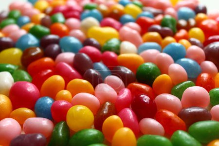 Foto de Deliciosos dulces de colores, de cerca - Imagen libre de derechos