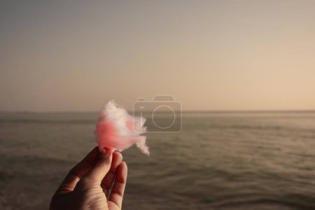 Photo for Cotton candy on the beach - Royalty Free Image
